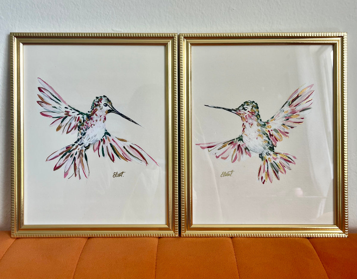 Grace Hummingbird Original Artwork Set
