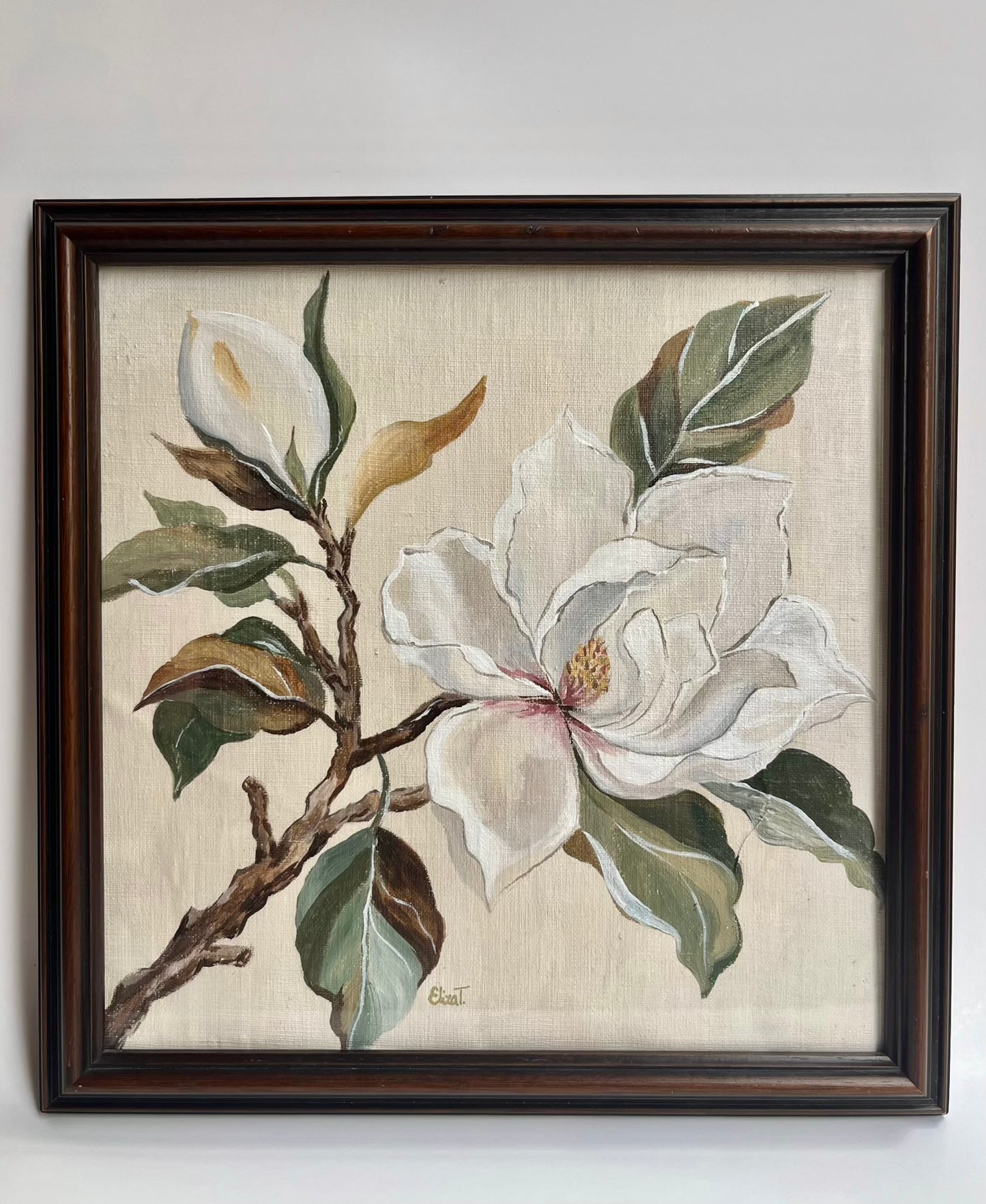 Magnolia On Linen