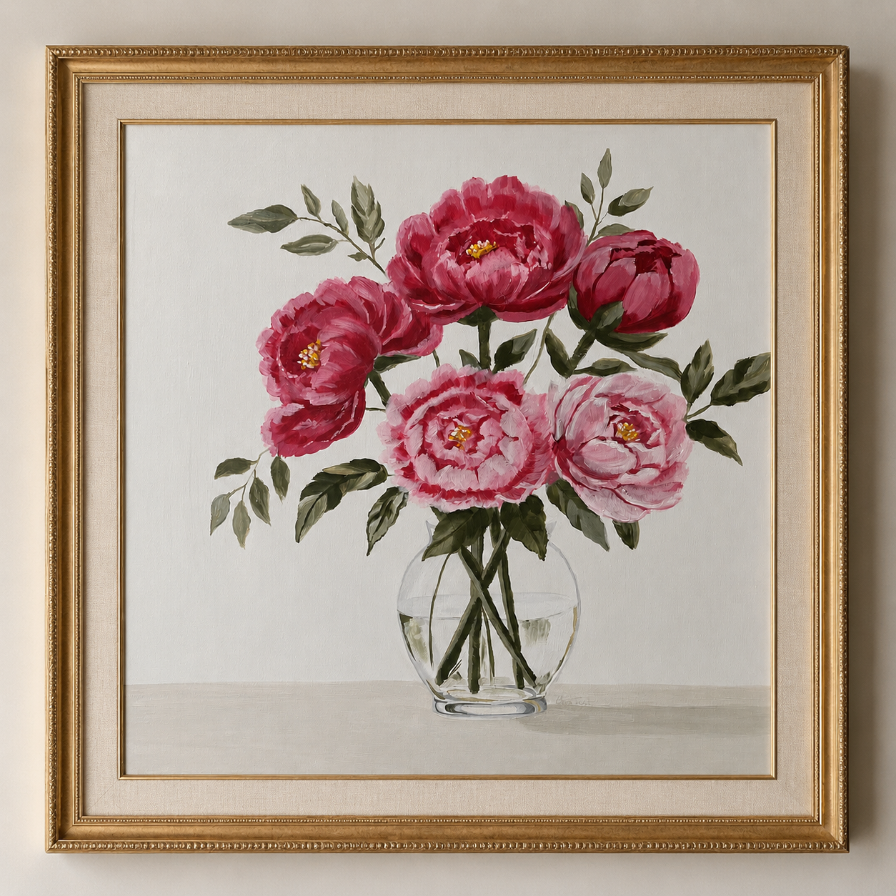 Raspberry Pink Peonies - Fine Art Prints