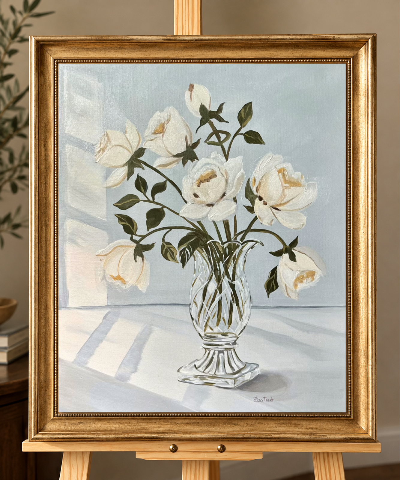Morning Roses - Original Acrylic on Canvas